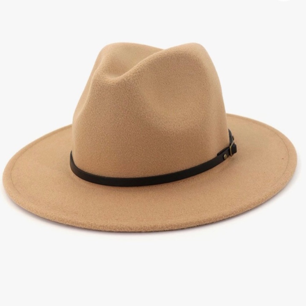 Boho Wide Brim Trilby Hat!